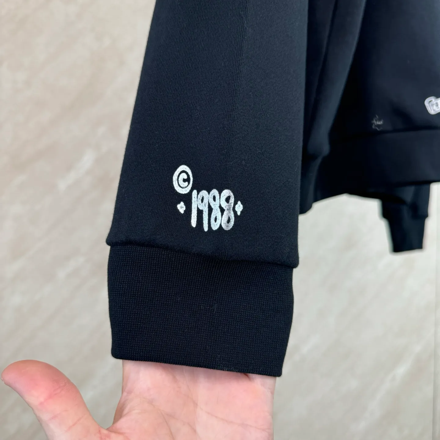 P410 Chrome Hearts 25SS1988 limited foil color printed hooded sweatshirt size s m l